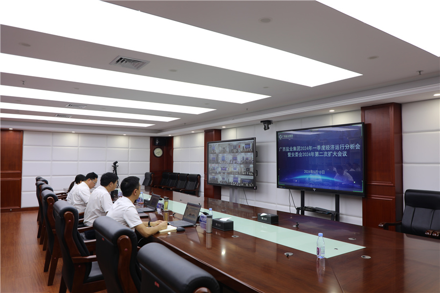 广西盐业集团召开2024年 一季度经济运行分析会暨安委会2024年第二次扩大会议