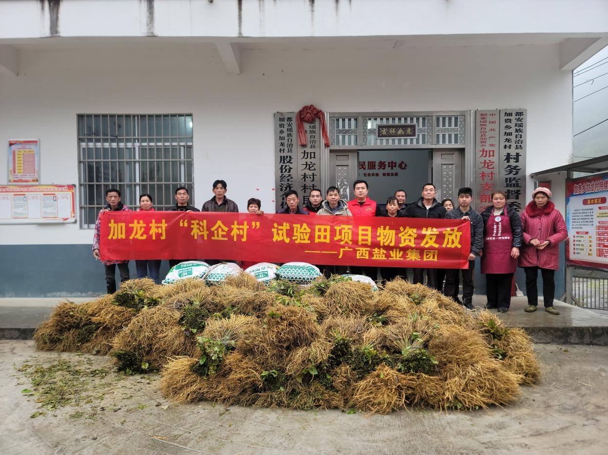 科企村联动送肥苗 春耕助力蚕桑振兴